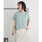 接触冷感/UVカット レースシアーTシャツ | CRAFT STANDARD BOUTIQUE | 詳細画像2