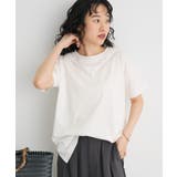 ホワイト | 接触冷感/UVカット レースシアーTシャツ | CRAFT STANDARD BOUTIQUE