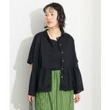 ブラック | 【追加】ペプラムブラウス | CRAFT STANDARD BOUTIQUE