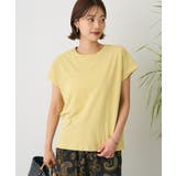 イエロー | カットクレープクルーネックTシャツ | CRAFT STANDARD BOUTIQUE