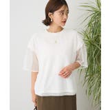 ホワイト | レースワイドTブラウス | CRAFT STANDARD BOUTIQUE