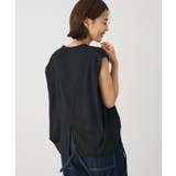 ブラック | バックタックノースリーブプルオーバー | CRAFT STANDARD BOUTIQUE