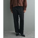 ブラック | センタープレスストレートパンツ | CRAFT STANDARD BOUTIQUE