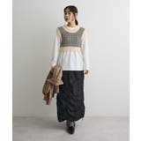 ドロストシャーリングデザインスカート | CRAFT STANDARD BOUTIQUE | 詳細画像17 