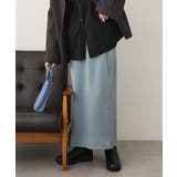 ブルーグリーン | ダルサテンIラインスカート | CRAFT STANDARD BOUTIQUE