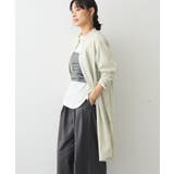 ライトベージュ | バンドカラーロングシャツチュニック | CRAFT STANDARD BOUTIQUE