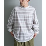 ホワイト | オンブレーボーダーロンTEE | CRAFT STANDARD BOUTIQUE