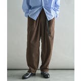 ブラウン | コーデュロイイージーワイドパンツ | CRAFT STANDARD BOUTIQUE