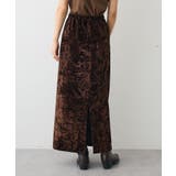 クラッシュベロアサイドスリットスカート | CRAFT STANDARD BOUTIQUE | 詳細画像5 