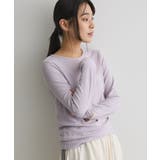 ライトパープル | クルーネックバックメローカットソー | CRAFT STANDARD BOUTIQUE