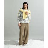 洗える/ニュアンス柄フェザーニットプルオーバー | CRAFT STANDARD BOUTIQUE | 詳細画像14