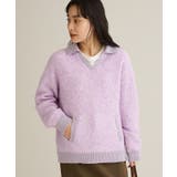 洗える/配色Vネックニットプルオーバー | CRAFT STANDARD BOUTIQUE | 詳細画像19 