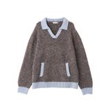 洗える/配色Vネックニットプルオーバー | CRAFT STANDARD BOUTIQUE | 詳細画像36 