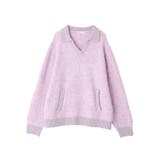 洗える/配色Vネックニットプルオーバー | CRAFT STANDARD BOUTIQUE | 詳細画像38 