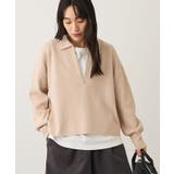 ライトベージュ | 洗える/深Vネックニットプルオーバー | CRAFT STANDARD BOUTIQUE