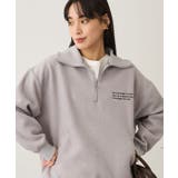 ライトグレー | 起毛ハーフジッププルオーバー | CRAFT STANDARD BOUTIQUE