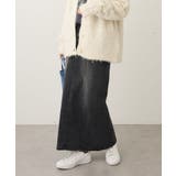 ブラック | 裏起毛デニムスカート | CRAFT STANDARD BOUTIQUE