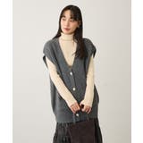 Vネックオーバーサイズニットベスト | CRAFT STANDARD BOUTIQUE | 詳細画像11