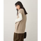 Vネックオーバーサイズニットベスト | CRAFT STANDARD BOUTIQUE | 詳細画像5