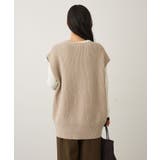 Vネックオーバーサイズニットベスト | CRAFT STANDARD BOUTIQUE | 詳細画像6