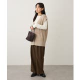 Vネックオーバーサイズニットベスト | CRAFT STANDARD BOUTIQUE | 詳細画像7