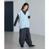 Vネックオーバーサイズニットベスト | CRAFT STANDARD BOUTIQUE | 詳細画像5 