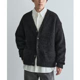 ブラック | フェザーモールニットカーディガン | CRAFT STANDARD BOUTIQUE
