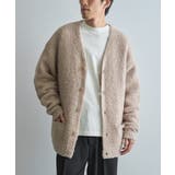 ベージュ | フェザーモールニットカーディガン | CRAFT STANDARD BOUTIQUE