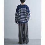 パネルボーダーニットプルオーバー | CRAFT STANDARD BOUTIQUE | 詳細画像6 