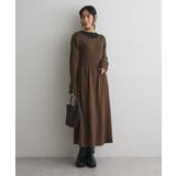 カーキ | カットアウトニットワンピース | CRAFT STANDARD BOUTIQUE