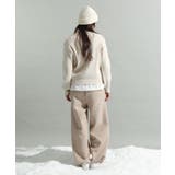 洗える/ミニモールハーフジップニットプルオーバー | CRAFT STANDARD BOUTIQUE | 詳細画像15