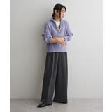 洗える/ミニモールハーフジップニットプルオーバー | CRAFT STANDARD BOUTIQUE | 詳細画像21