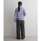 洗える/ミニモールハーフジップニットプルオーバー | CRAFT STANDARD BOUTIQUE | 詳細画像23