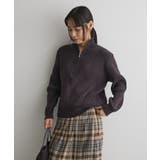 洗える/ミニモールハーフジップニットプルオーバー | CRAFT STANDARD BOUTIQUE | 詳細画像26