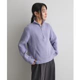 洗える/ミニモールハーフジップニットプルオーバー | CRAFT STANDARD BOUTIQUE | 詳細画像17