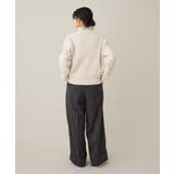 洗える/ミニモールハーフジップニットプルオーバー | CRAFT STANDARD BOUTIQUE | 詳細画像10