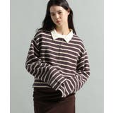 ディープパープル | ボーダーラガープルオーバー | CRAFT STANDARD BOUTIQUE