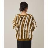 バイカラーフリンジニットプルオーバー | CRAFT STANDARD BOUTIQUE | 詳細画像6 