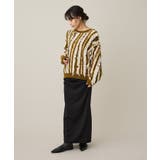 バイカラーフリンジニットプルオーバー | CRAFT STANDARD BOUTIQUE | 詳細画像8 