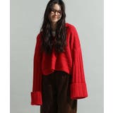 洗える/ロールアップ袖ショート丈ニットプルオーバー | CRAFT STANDARD BOUTIQUE | 詳細画像30