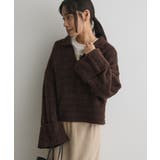 洗える/ロールアップ袖ショート丈ニットプルオーバー | CRAFT STANDARD BOUTIQUE | 詳細画像2