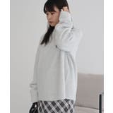 ライトグレー | 洗える/起毛クルーネックニットプルオーバー | CRAFT STANDARD BOUTIQUE