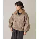 フェイクレザー衿ボアブルゾン | CRAFT STANDARD BOUTIQUE | 詳細画像2 