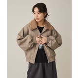 フェイクレザー衿ボアブルゾン | CRAFT STANDARD BOUTIQUE | 詳細画像3 