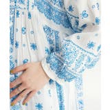 インド綿パネル柄ウエスト切り替えボリュームワンピース | CRAFT STANDARD BOUTIQUE | 詳細画像26 