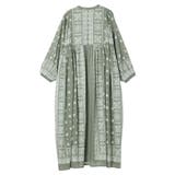 インド綿パネル柄ウエスト切り替えボリュームワンピース | CRAFT STANDARD BOUTIQUE | 詳細画像29 