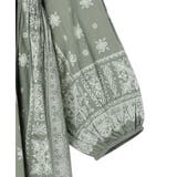 インド綿パネル柄ウエスト切り替えボリュームワンピース | CRAFT STANDARD BOUTIQUE | 詳細画像31 