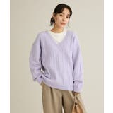 洗える/起毛ケーブルVニットネックニットプルオーバー | CRAFT STANDARD BOUTIQUE | 詳細画像13 