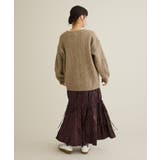 洗える/起毛ケーブルVニットネックニットプルオーバー | CRAFT STANDARD BOUTIQUE | 詳細画像12 