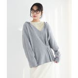 洗える/Vネックフードカシュクールニットプルオーバー | CRAFT STANDARD BOUTIQUE | 詳細画像16 